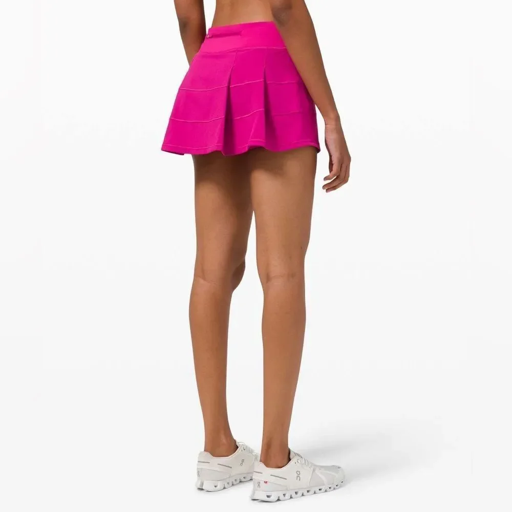 New Lululemon Pace Rival Mid Rise Skirt Ripened Raspberry Size 6